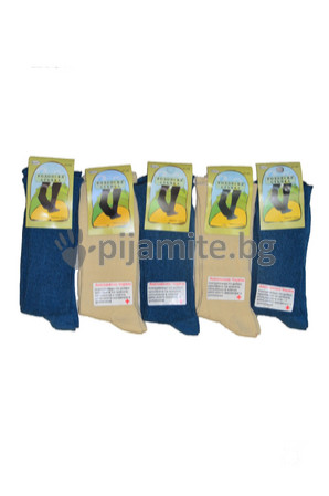 Чорапи Родопска ст. Мъжки Български чорапи Мъжки анатомични чорапи /медицински рипс/ 40/44 - 5бр./пакет 